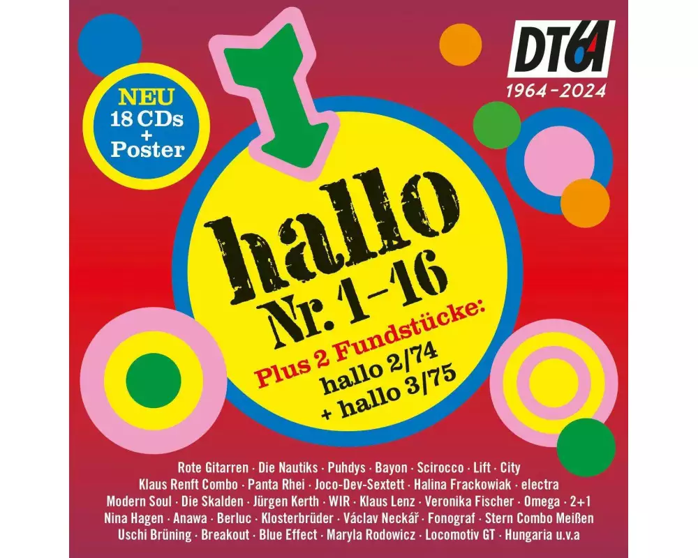 Hallo, 18 CD Box