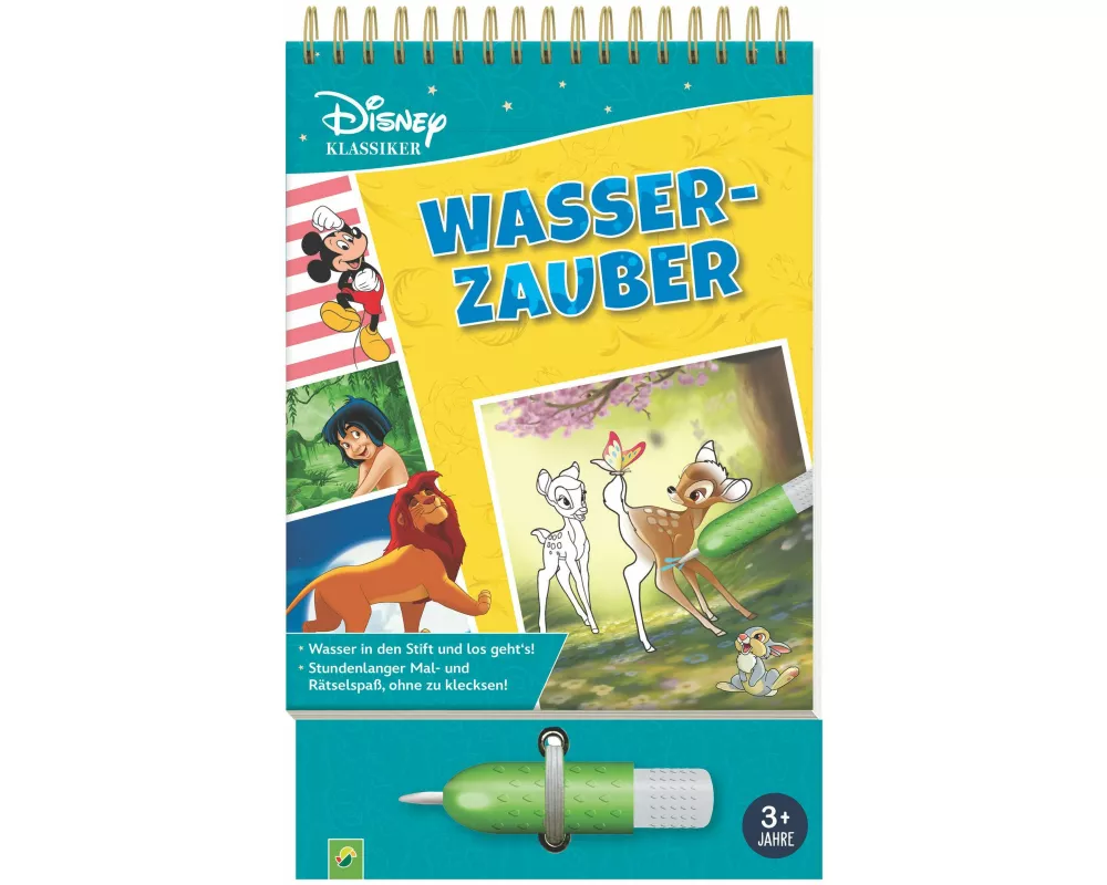 Disney Klassiker Wasserzauber - einfach mit Wasser malen