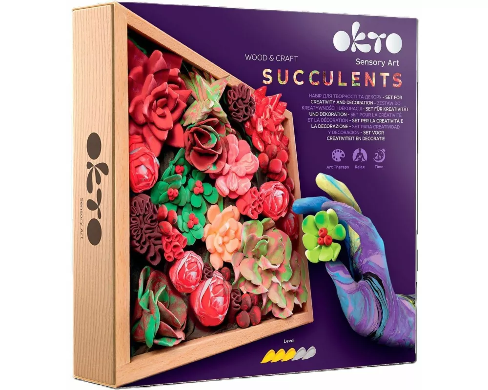 Okto Sensory Art Pflanzen rot