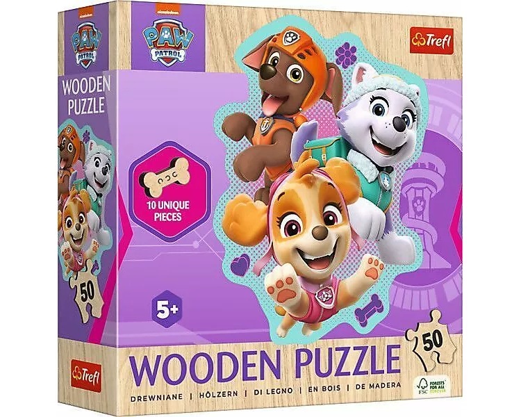 Holz Puzzle Junior 50 - Paw Patrol