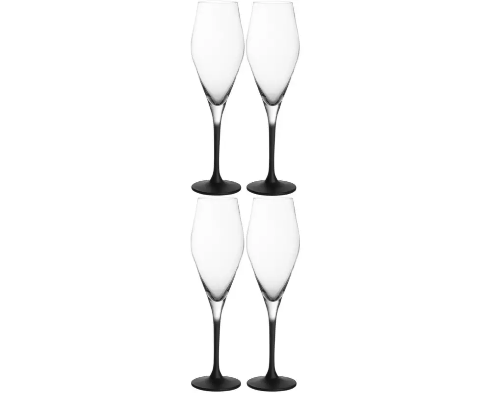 Villeroy & Boch Champagnerglas Rock 260 ml, 4 Stück, Transparent