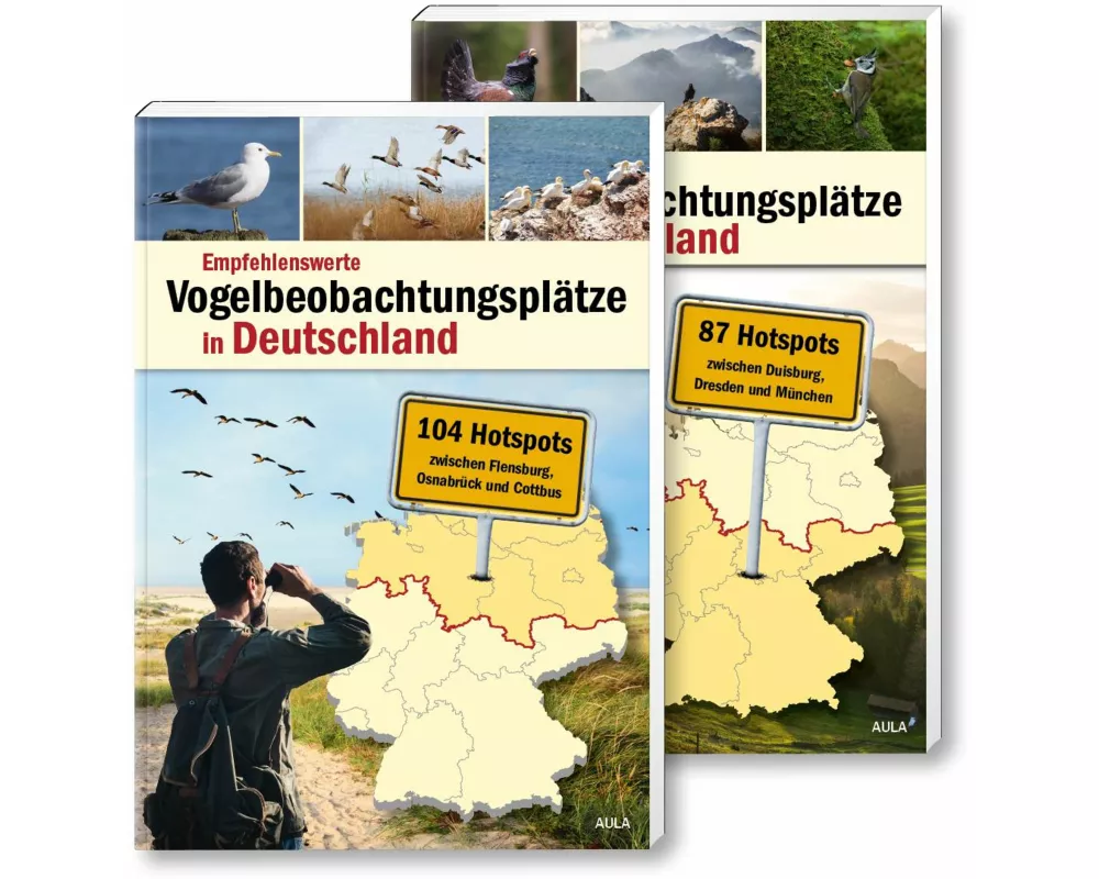 Empfehlenswerte Vogelbeobachtungsplätze in Deutschland im Set. 2 Bde