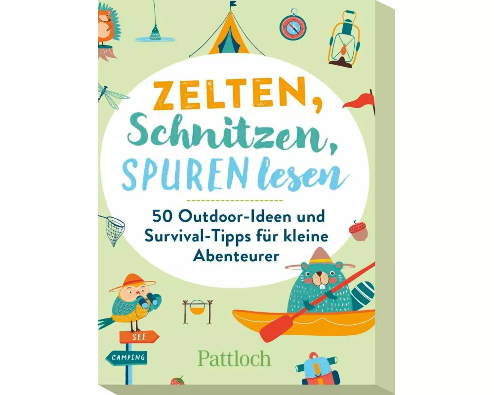 Zelten, Schnitzen, Spuren lesen