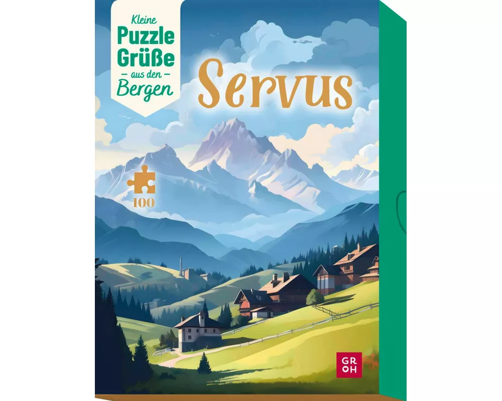 Servus! Kleine Puzzle-Grüße aus den Bergen