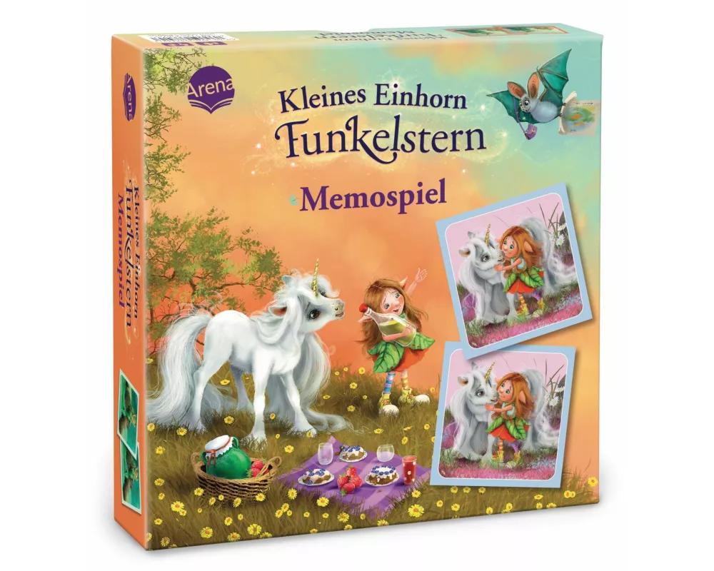 Kleines Einhorn Funkelstern. Memospiel