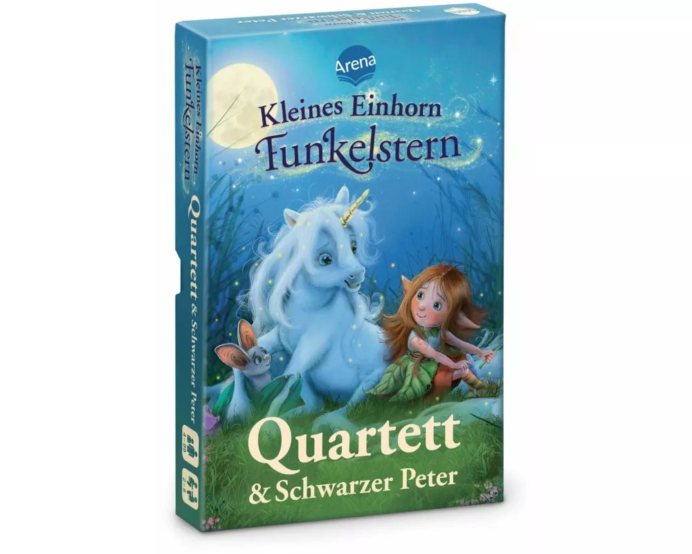 Kleines Einhorn Funkelstern. Quartett & Schwarzer Peter