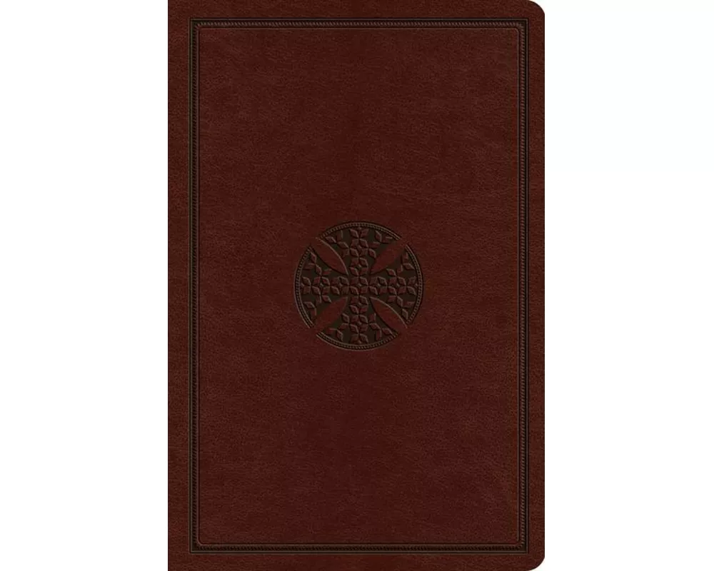 ESV Value Compact Bible (Trutone, Chestnut, Mosaic Cross Design)