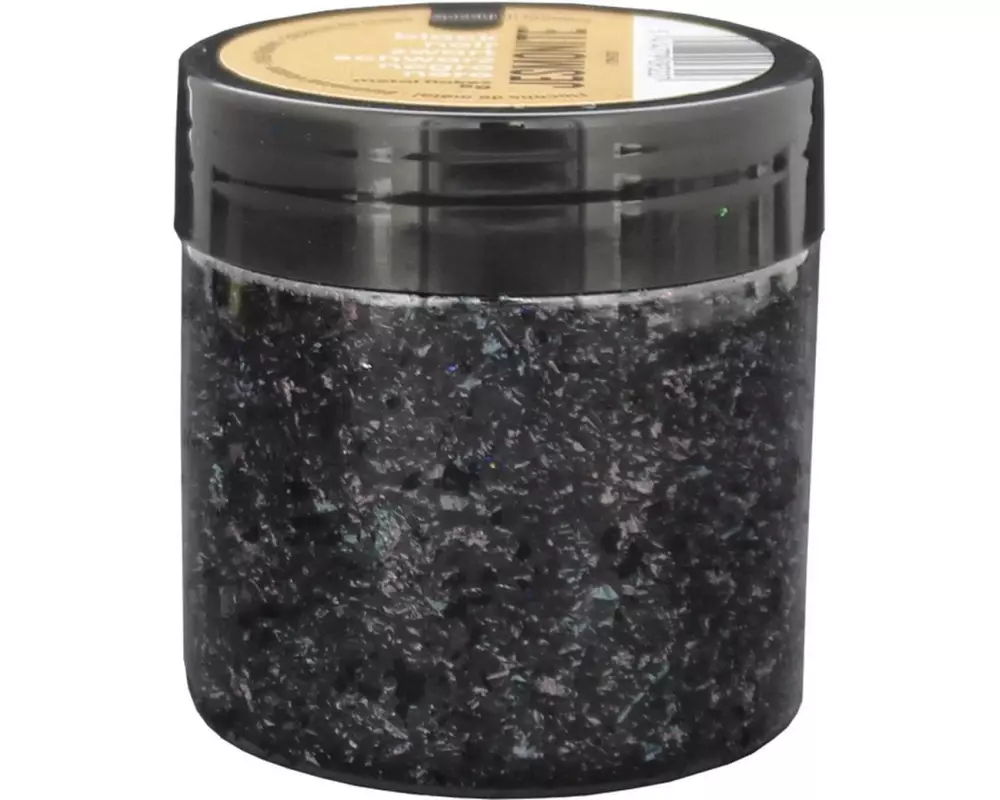 Jesmonite Blattmetall 5g, Schwarz