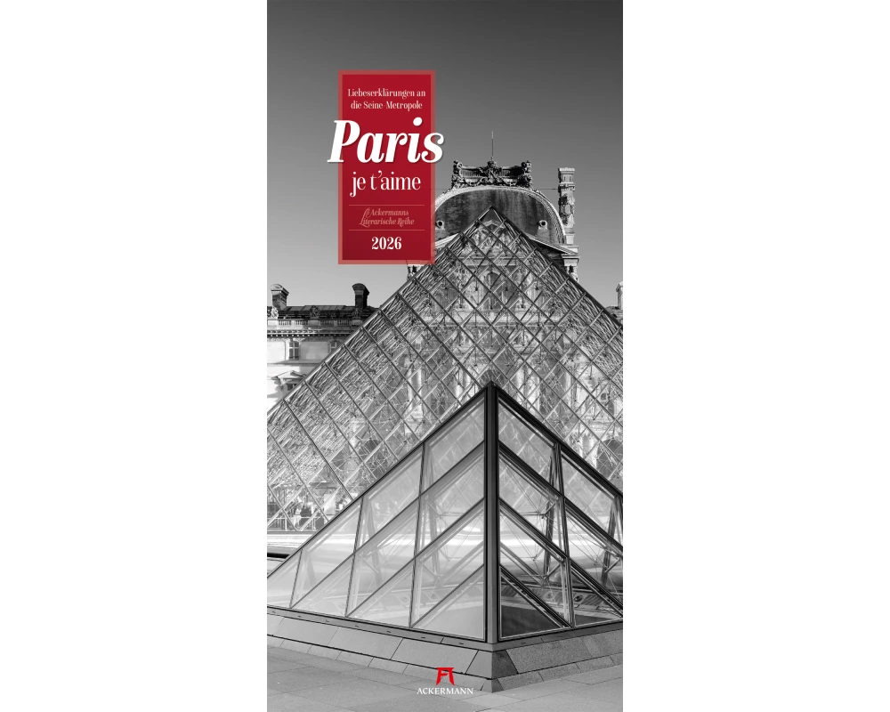 Paris, je t’aime Literatur-Kalender 2026