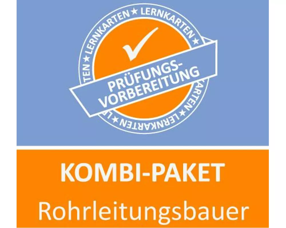 Kombi-Paket Rohrleitungsbauer Lernkarten