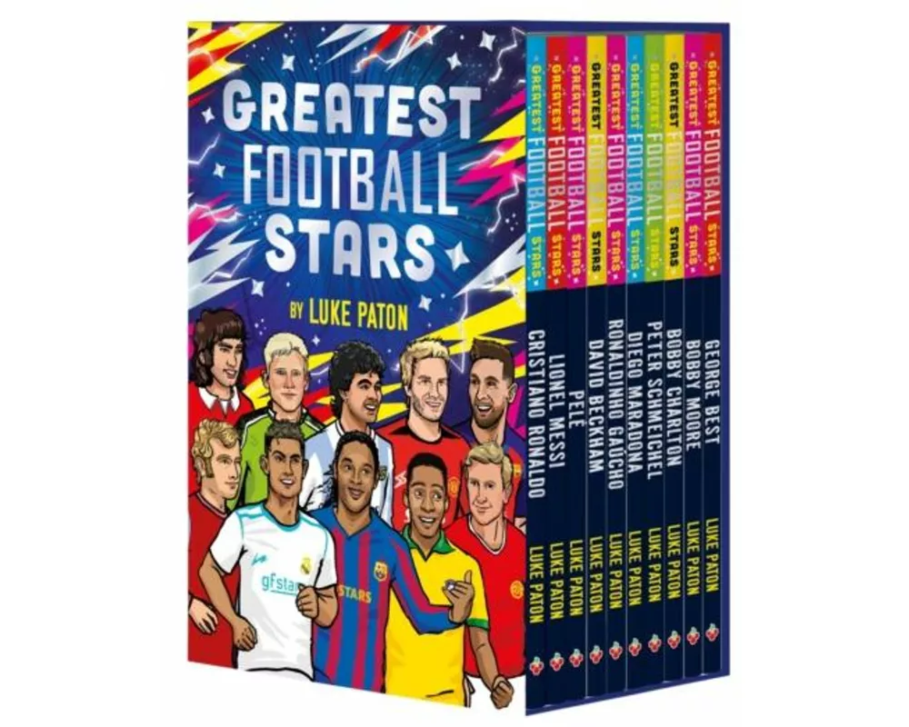 The Greatest Football Stars 10 Book Collection