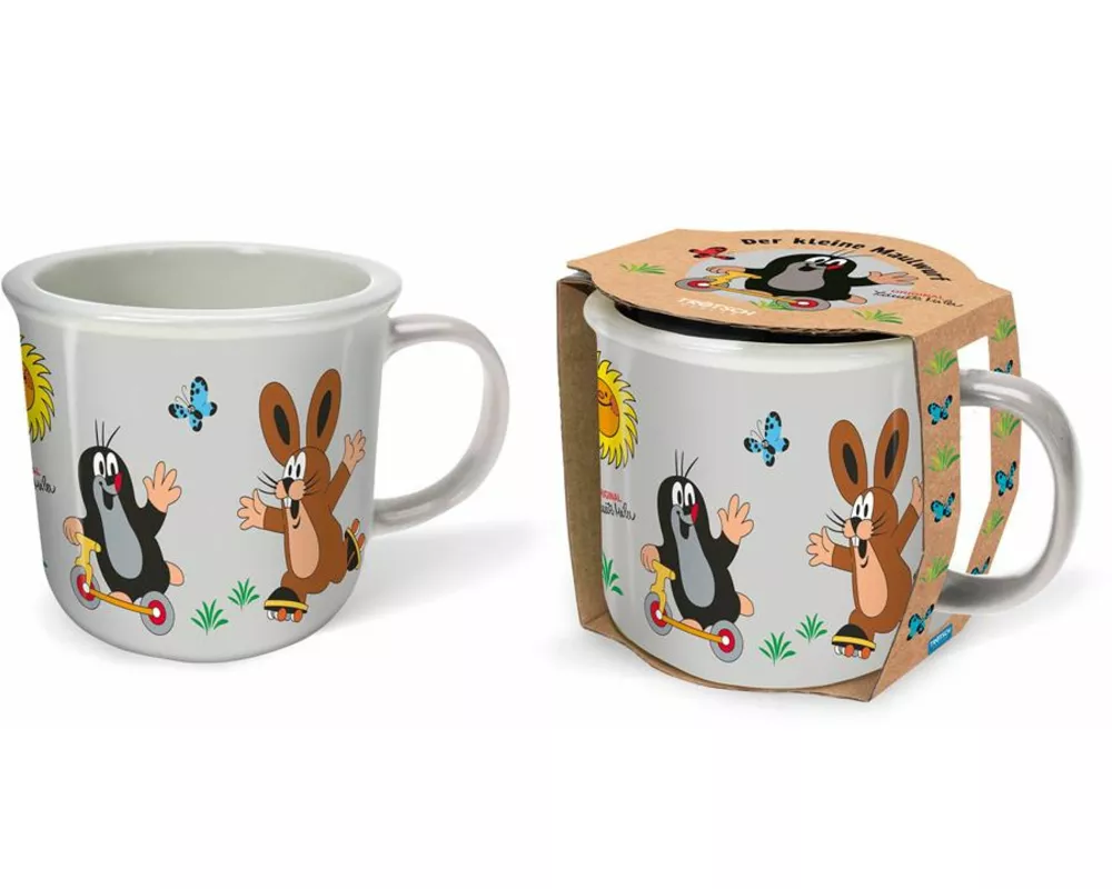 Trötsch Der kleine Maulwurf Tasse Porzellantasse Sportfreunde