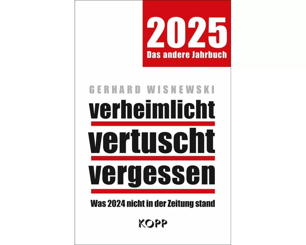verheimlicht - vertuscht - vergessen 2025