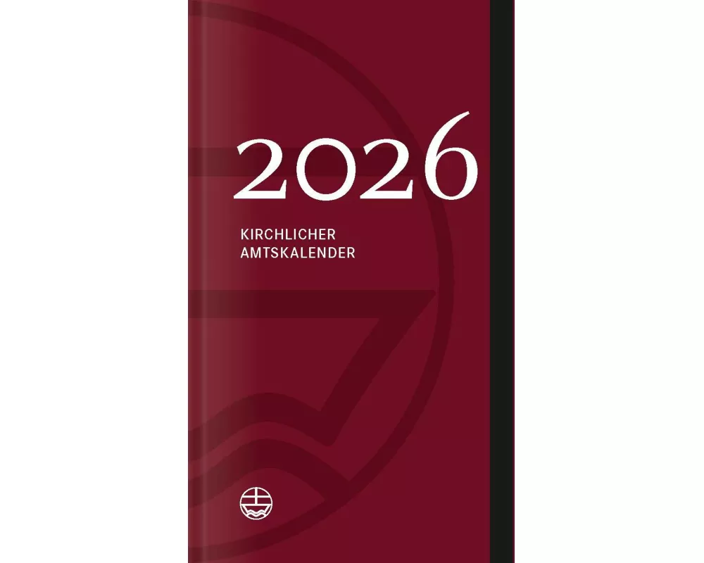 Kirchlicher Amtskalender 2026 - rot