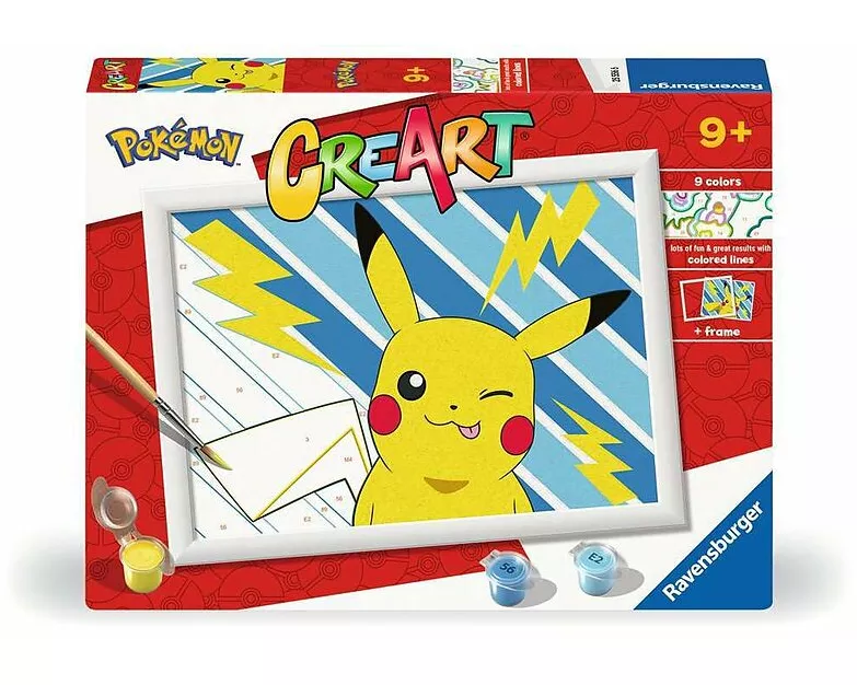 CreArt - Malen nach Zahlen - Cheeky Pikachu