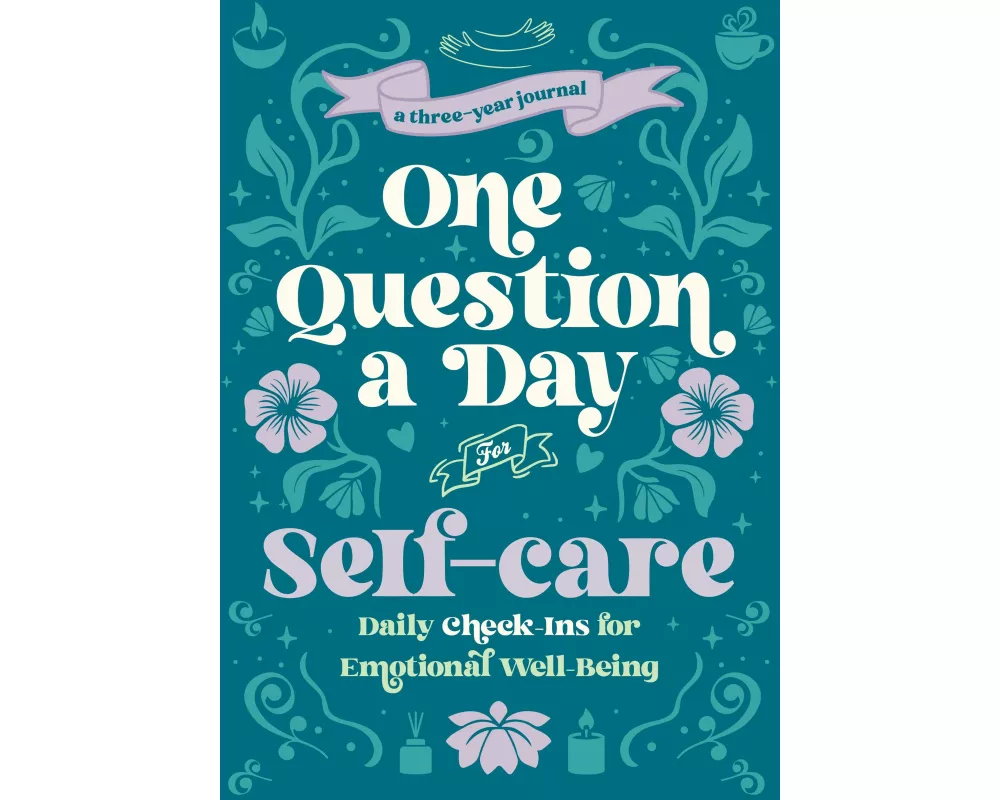 One Question a Day for Self-Care (Floral)