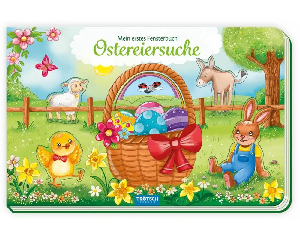 Trötsch Mein erstes Fensterbuch Ostereiersuche Pappenbuch