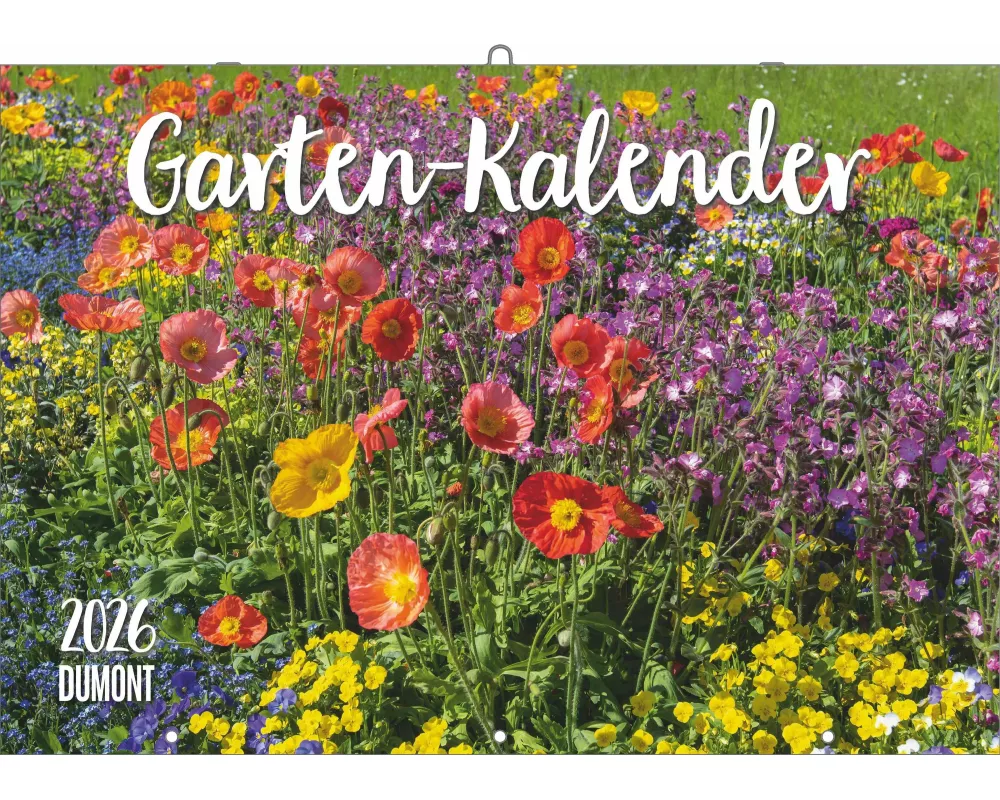 DUMONT - Garten-Kalender 2026 – Broschürenkalender 42 x 29 cm mit 12 Gartenfotos, Tipps & Jahresplaner – Geschenk für Hobbygärtner