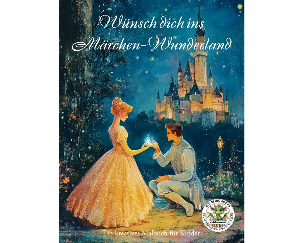 Wünsch dich ins Märchen-Wunderland - Ein kreatives Malbuch für KInder