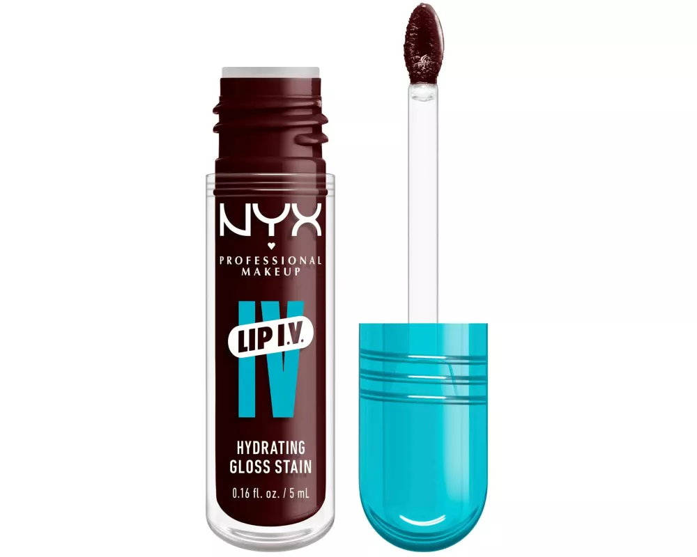 NYX Professional Makeup Lip Gloss IV Serum feuchtigkeitsspendender Water bout Wine