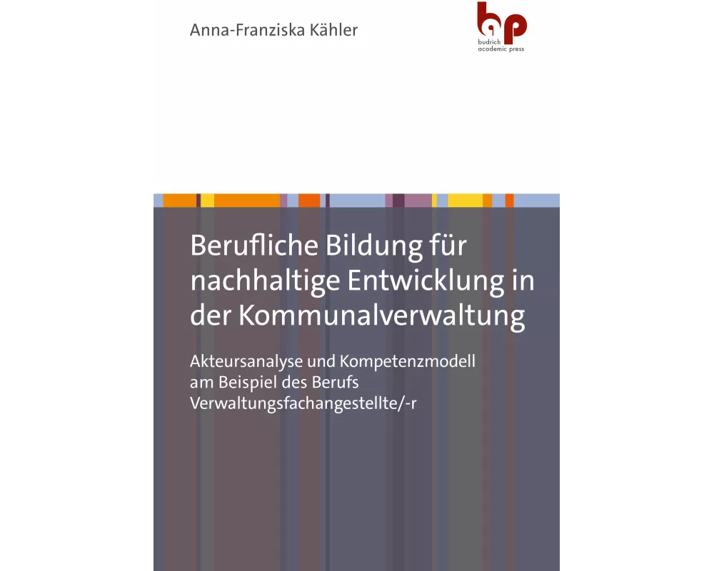 Berufliche Bildung für nachhaltige Entwicklung in der Kommunalverwaltung