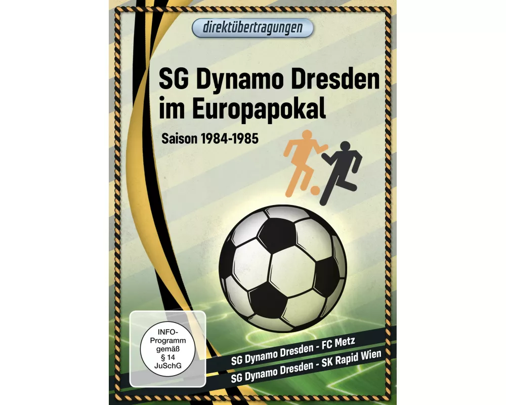 Direktübertragungen - SG Dynamo Dresden im Europapokal: Saison 1984-1985
