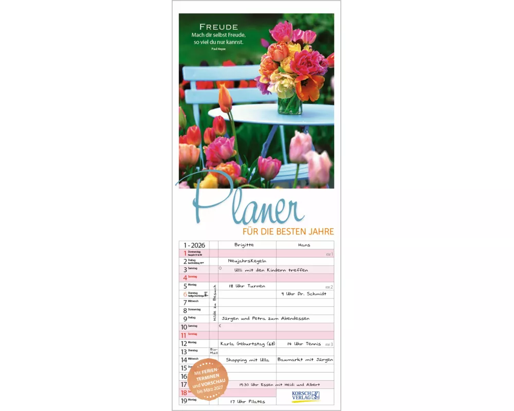 Planer für die besten Jahre 2026