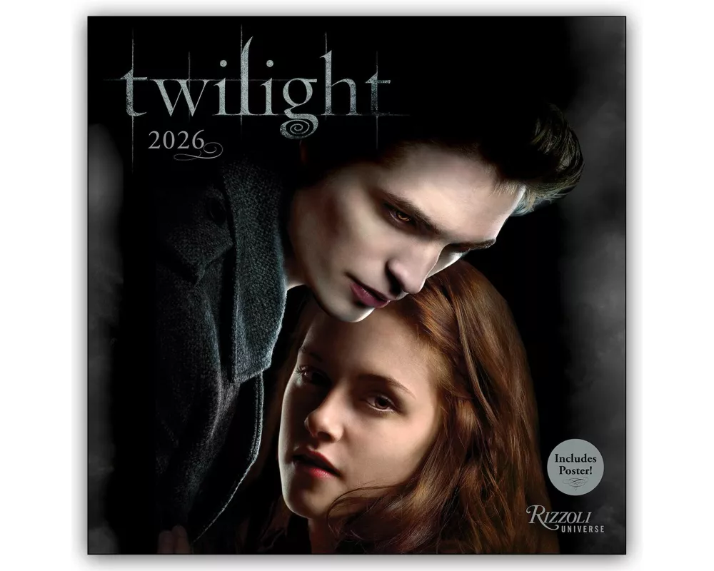 Twilight 2026 Wall Calendar (Includes Full-Color Poster)