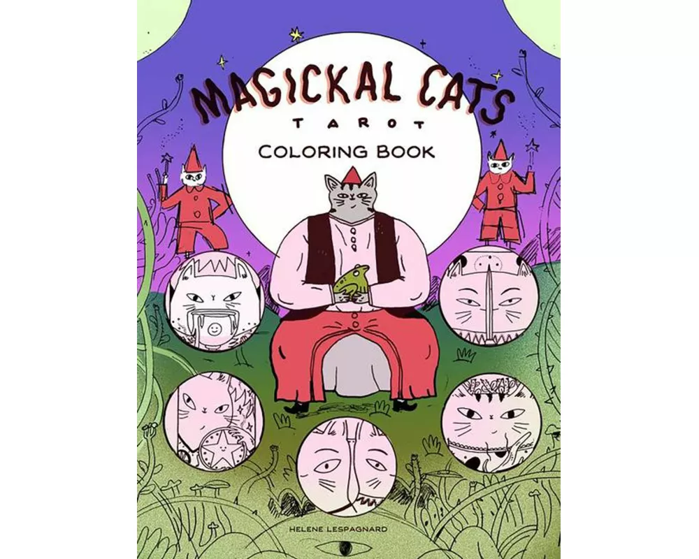 Magickal Cats Tarot Coloring Book