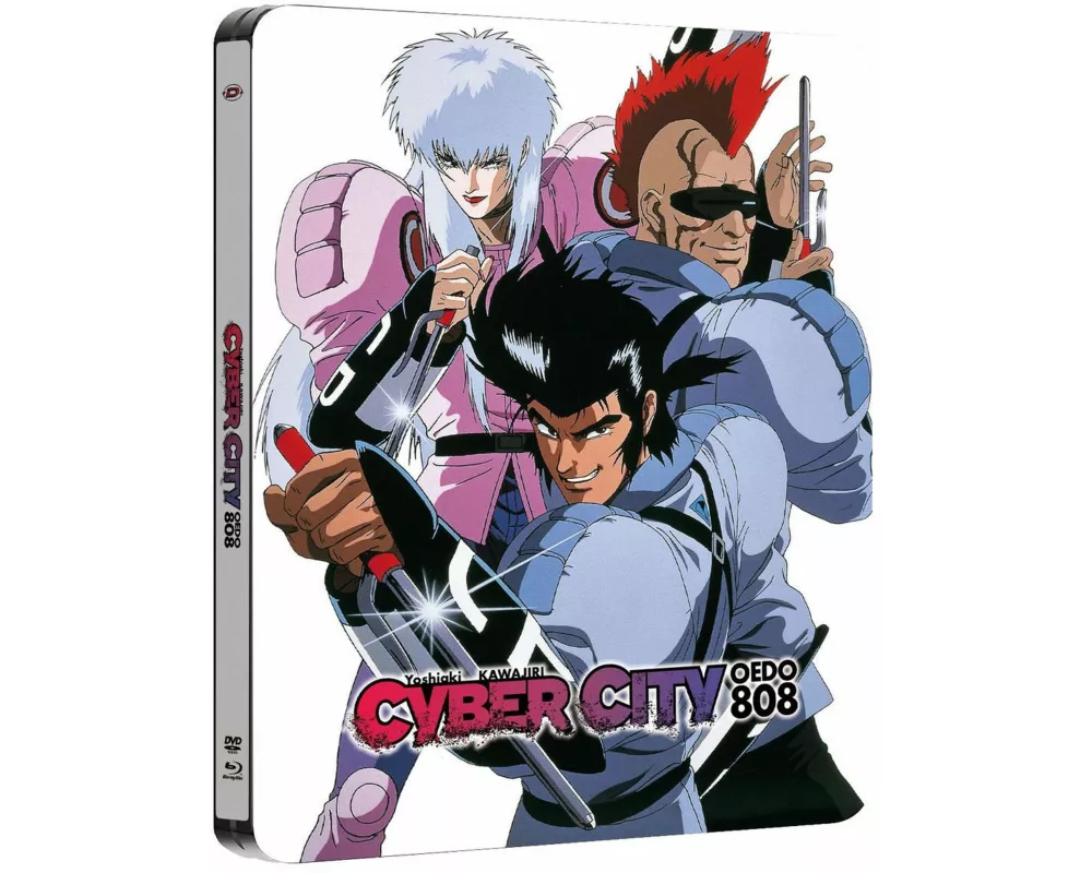 Cyber City Oedo 808 - 3 OVAs - Steelbook - A4 Collector's Edition [DVD+Blu-ray]