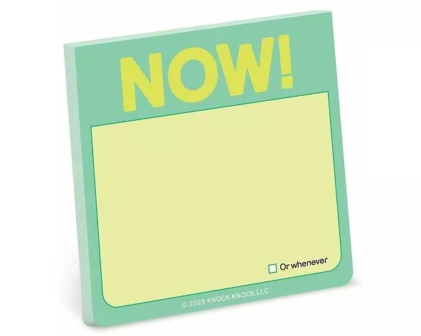 Knock Knock Now! Sticky Note (Pastel Version)
