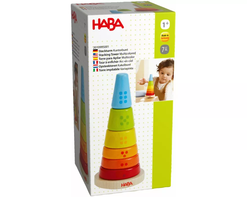 Steckturm Kunterbunt