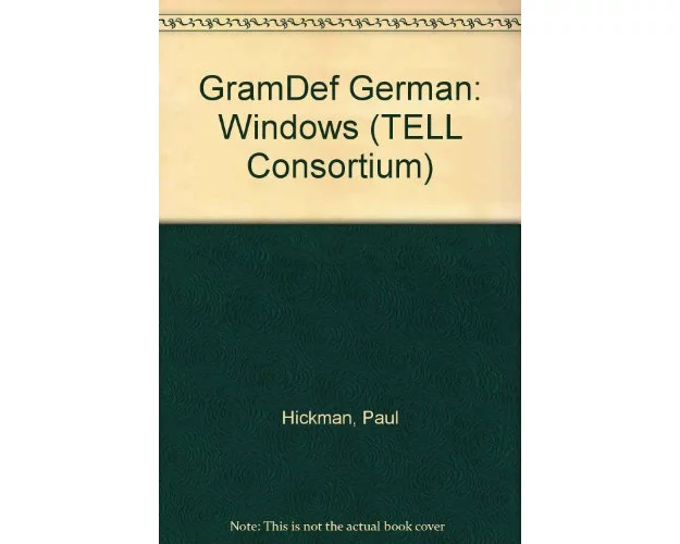 GramDef German: Windows