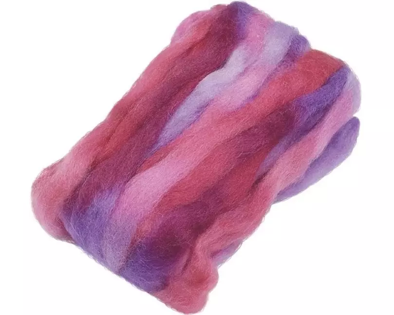 Heyda Filzwolle Space 25 g, Lila/Pink/Rosa