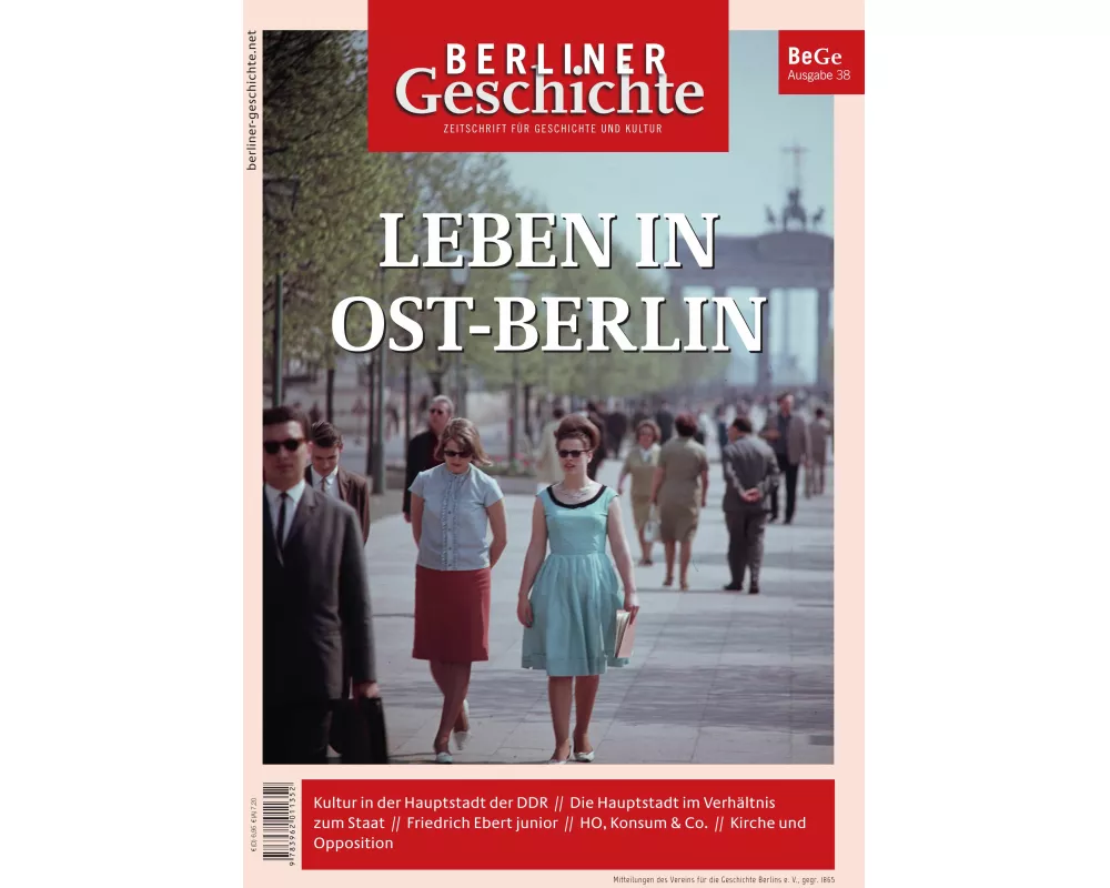 Berliner Geschichte - Zeitschrift für Geschichte und Kultur 38