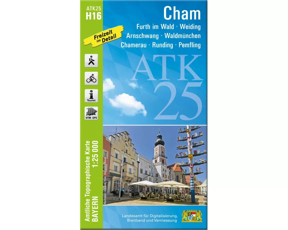 ATK25-H16 Cham (Amtliche Topographische Karte 1:25000)