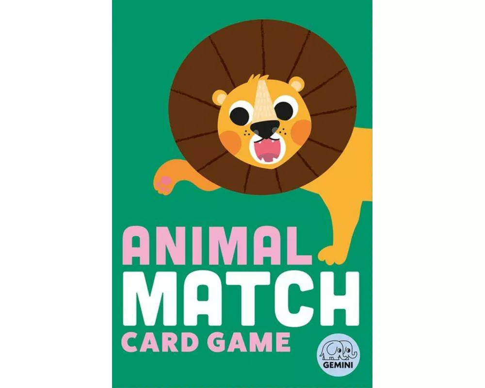 Animal Match Card Game