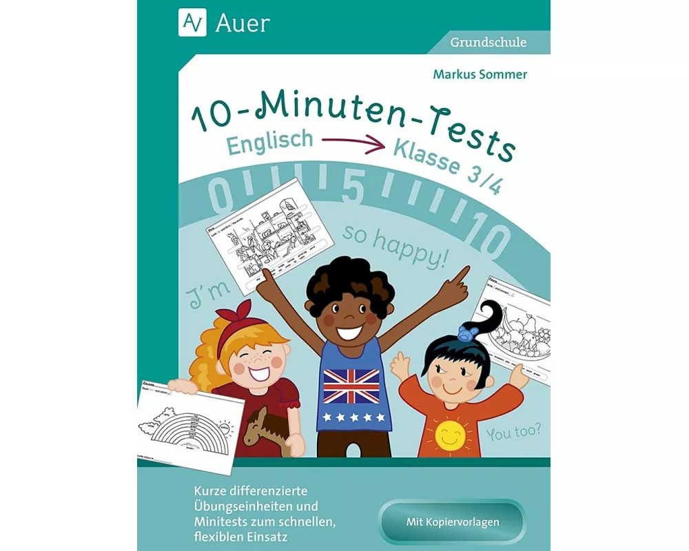 10-Minuten-Tests Englisch - Klasse 3/4