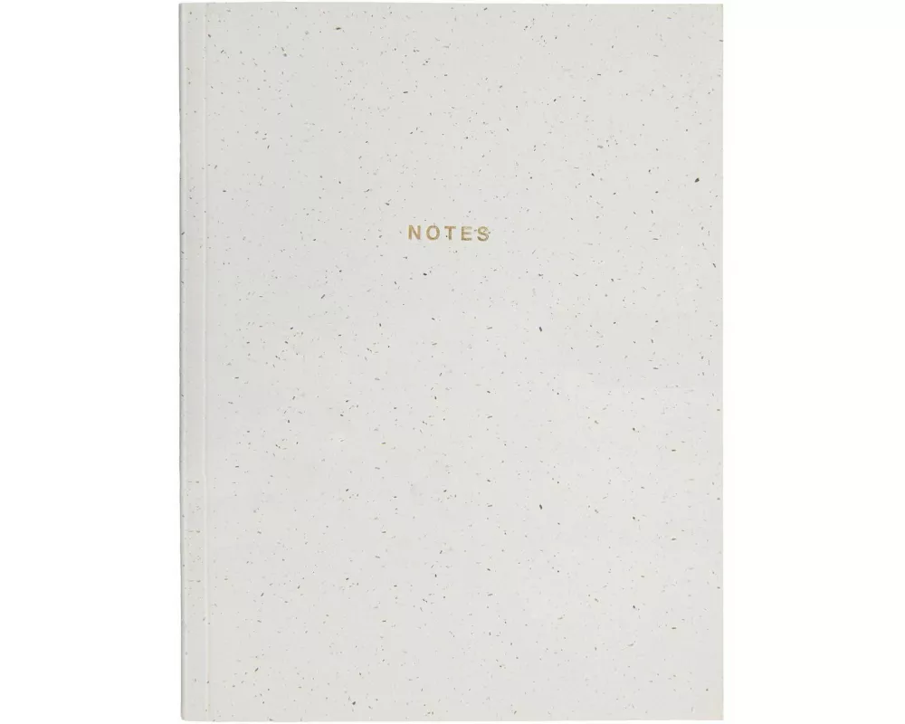 Notizbuch L, Offwhite, 80 Blatt, 100 g/m²