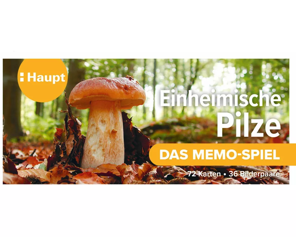 Einheimische Pilze – das Memo-Spiel