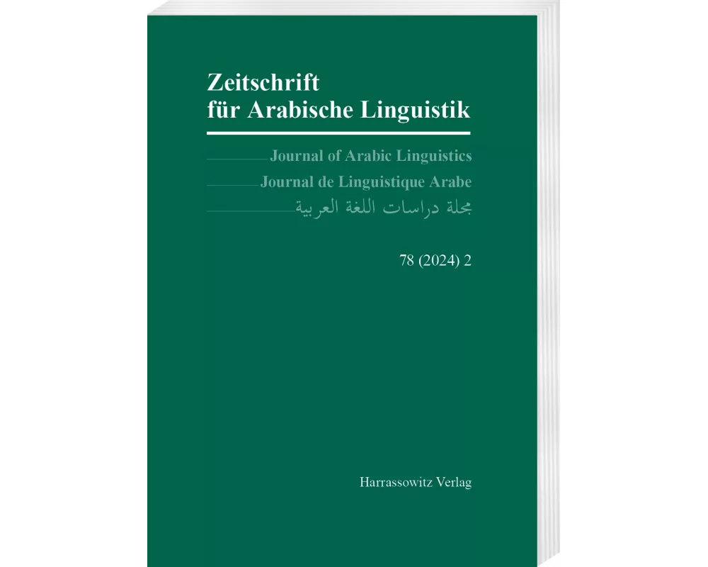 Zeitschrift für Arabische Linguistik 78 (2024) 2
