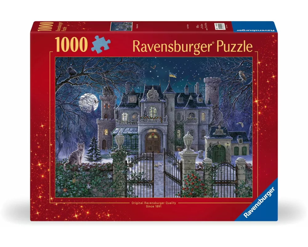 Erwachsenenpuzzle 1000 Teile - Die Weihnachtsvilla