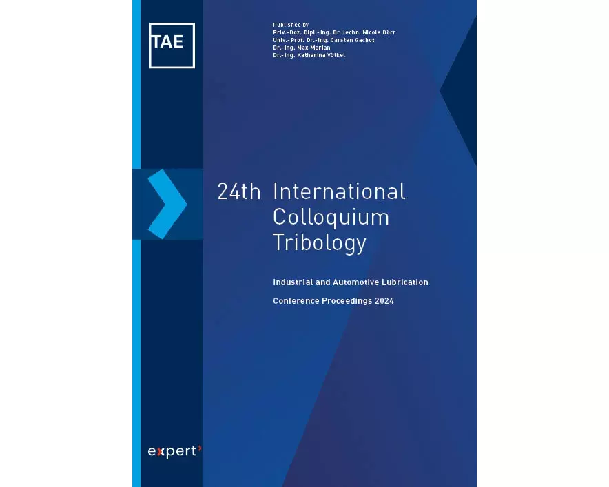 24th International Colloquium Tribology