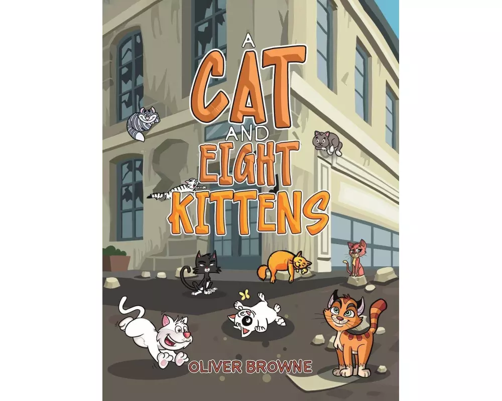 A Cat and Eight Kittens