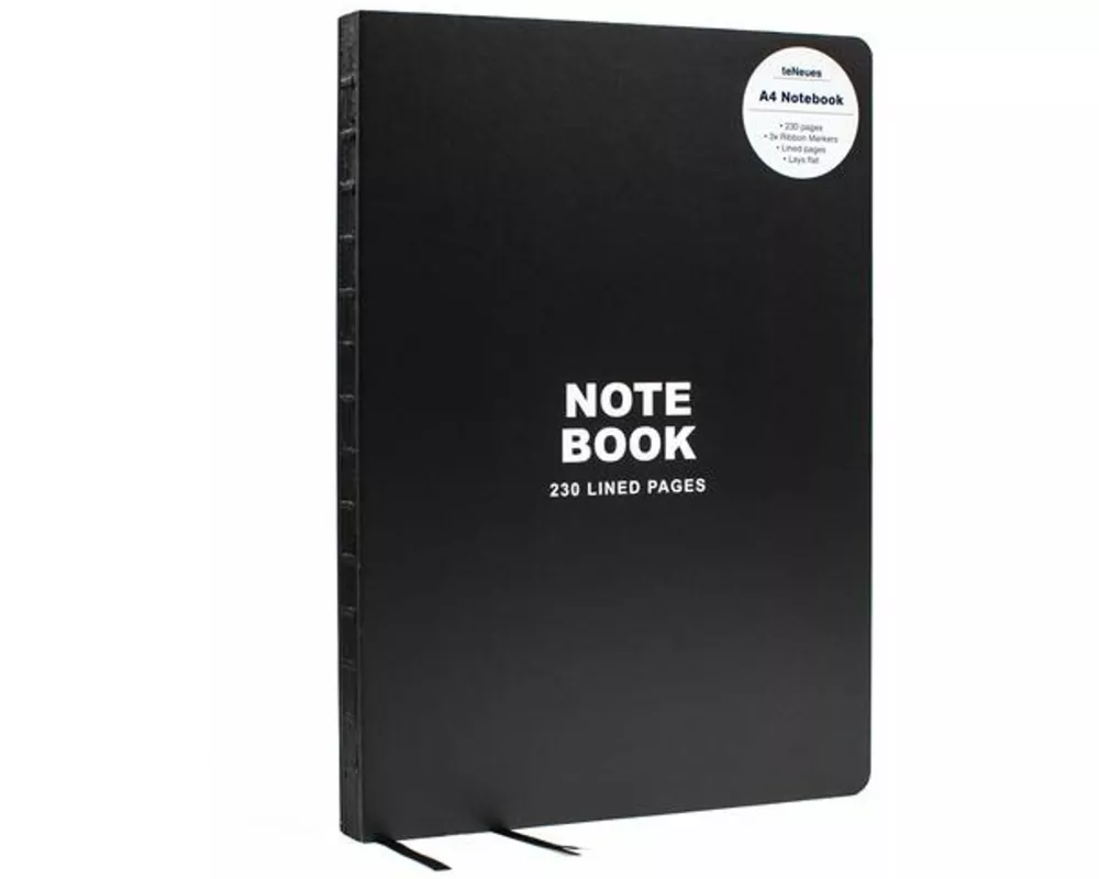 Black A4 Notebook