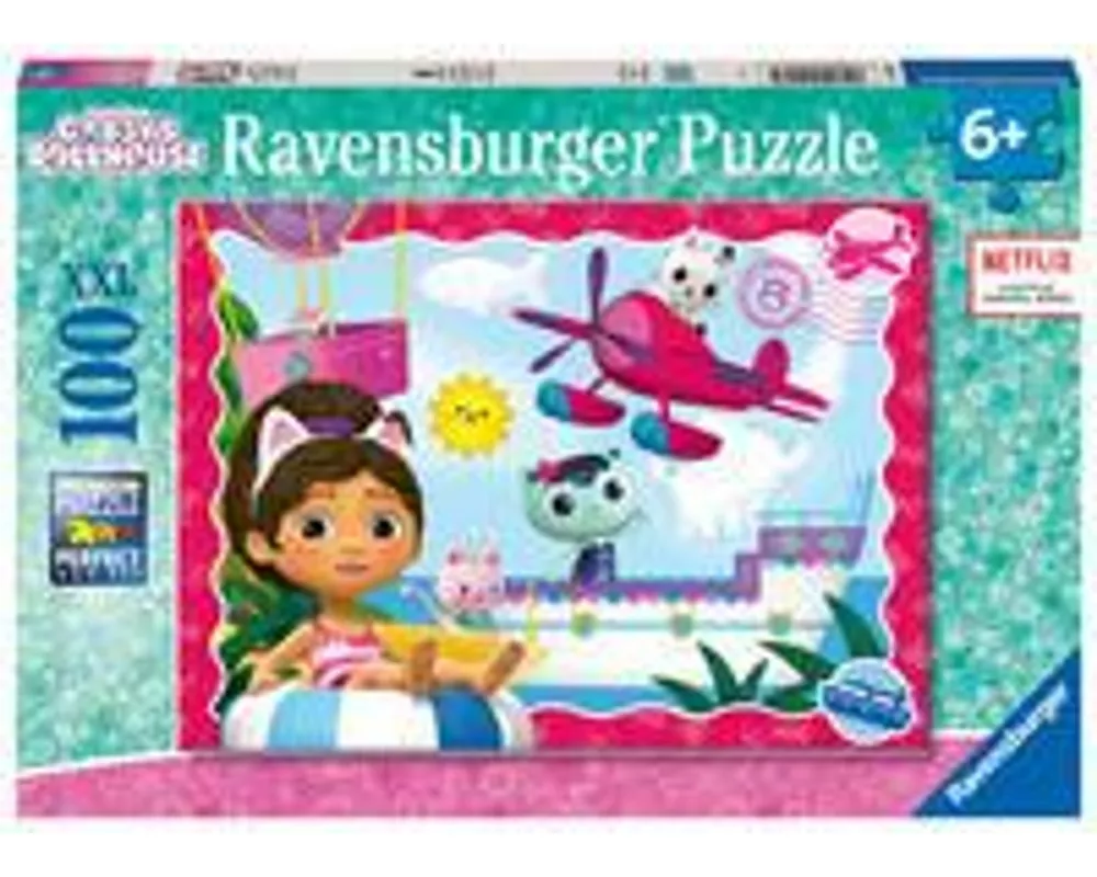 Kinderpuzzle 100 XXL Teile - Gabby's Dollhouse - Katzenabenteuer!