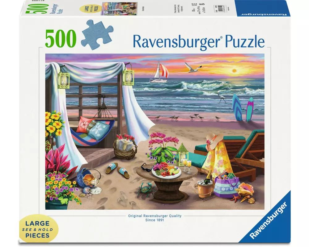 Ravensburger Puzzle Die Oase am Strand 500 Teile