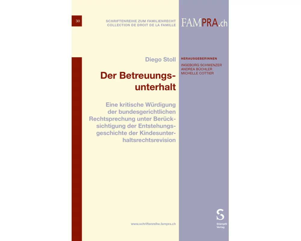 Der Betreuungsunterhalt