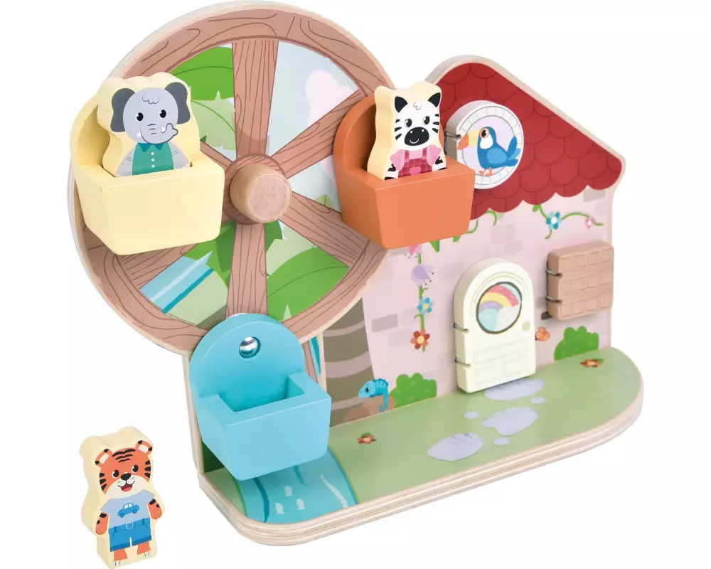 small foot Motorikspielzeug Riesenrad Jungle Friends