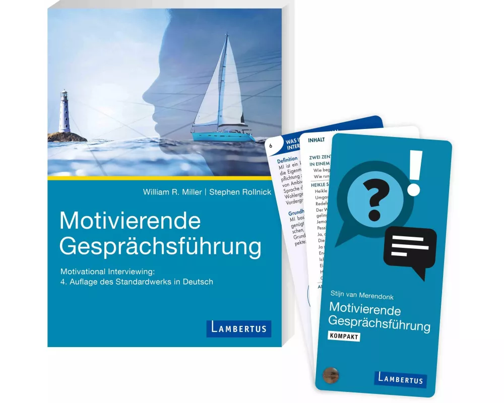 Motivierende Gesprächsführung - Set mit Buch und Kartenfächer